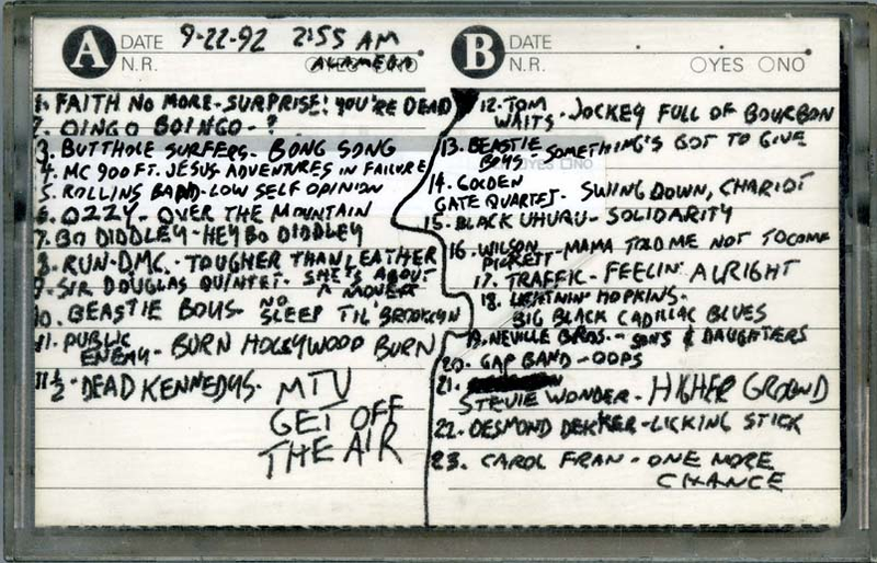 Illustration for article titled Meat Bees and Bad Craziness: Old Road-Trip Mix Tapes Resurrected For CA-to-CO Drive